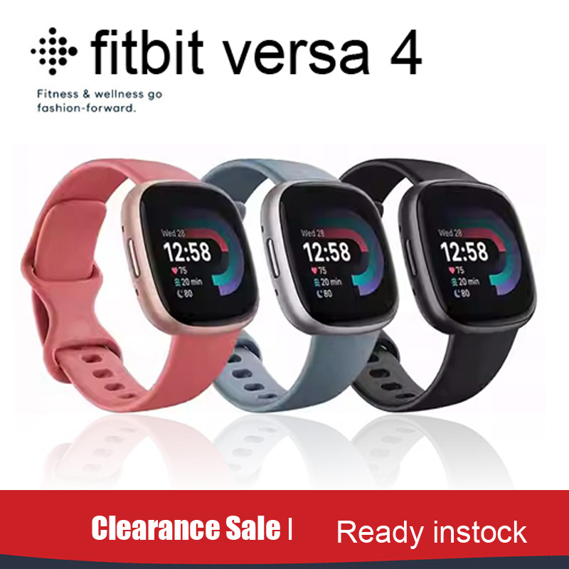 Smartwatch Touch - Reloj inteligente Fitbit Versa 4, rastreador