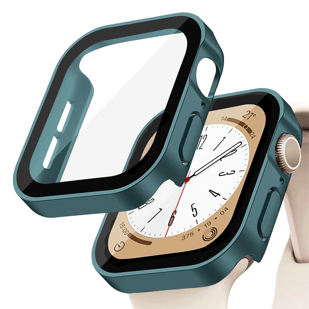 Smartwatch Watch Accessories For Women - Vidrio + cubierta para Apple Watch
