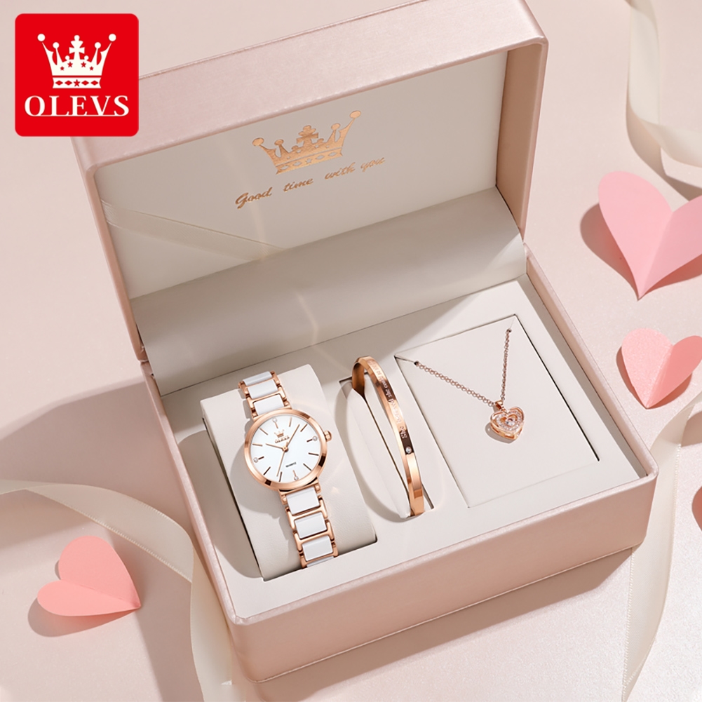 Accessories With Watch - OLEVS Reloj de mujer 5877 Reloj