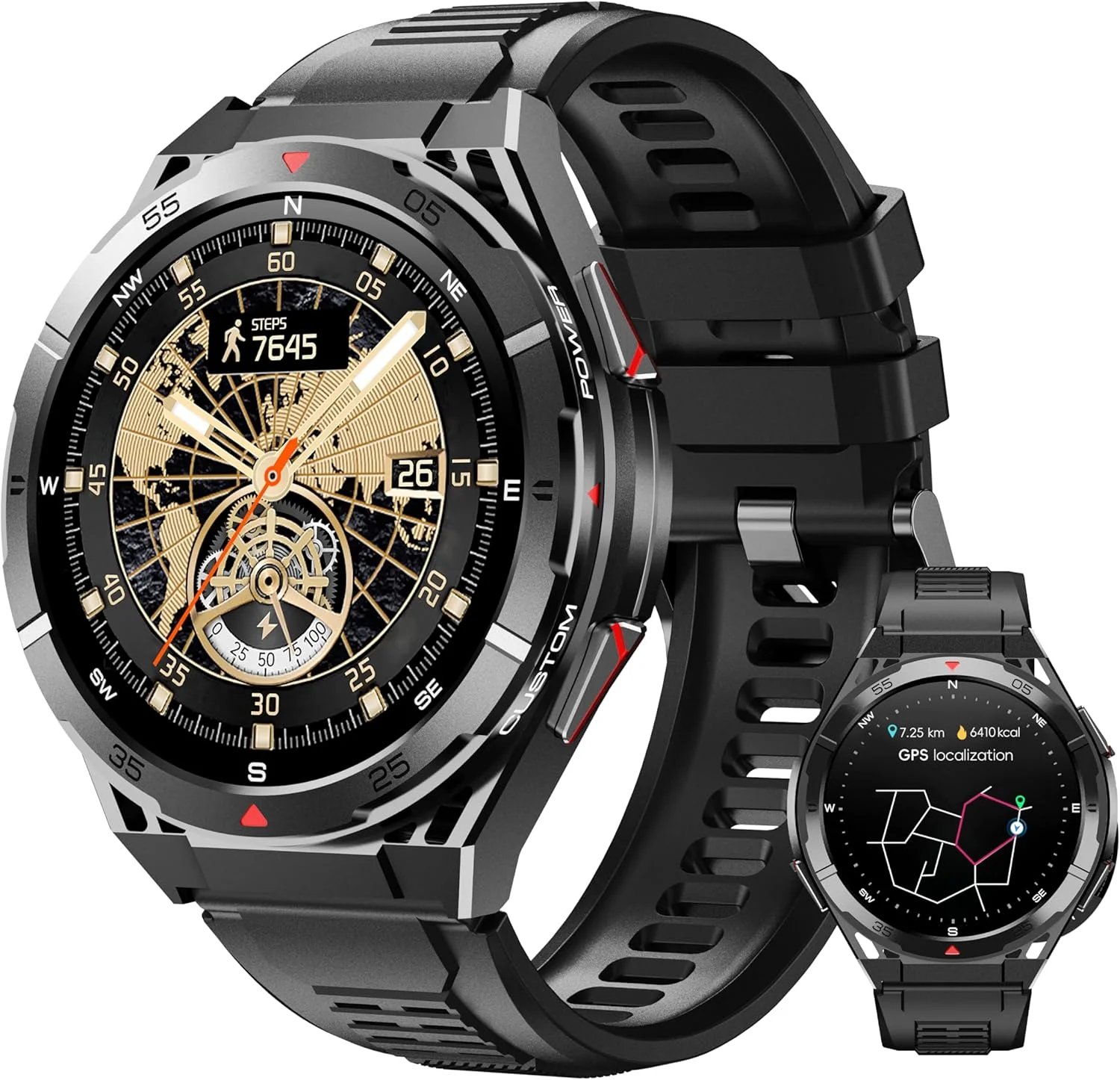 Smartwatch X2 - YTOM Premium GPS reloj inteligente Ultra