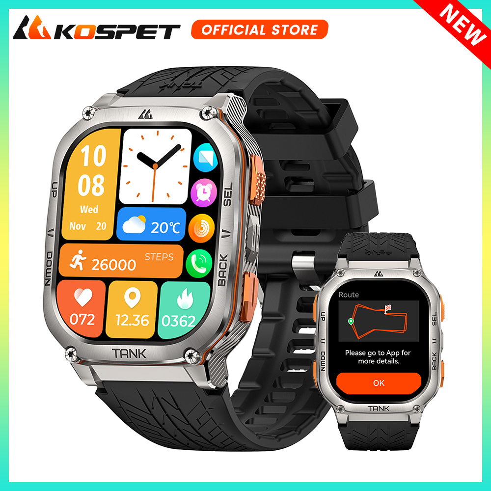 Smartwatch X2 - KOSPET TANK M3 Ultra GPS reloj