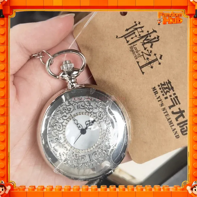 Accessories With Watch - Reloj de bolsillo plateado del mismo