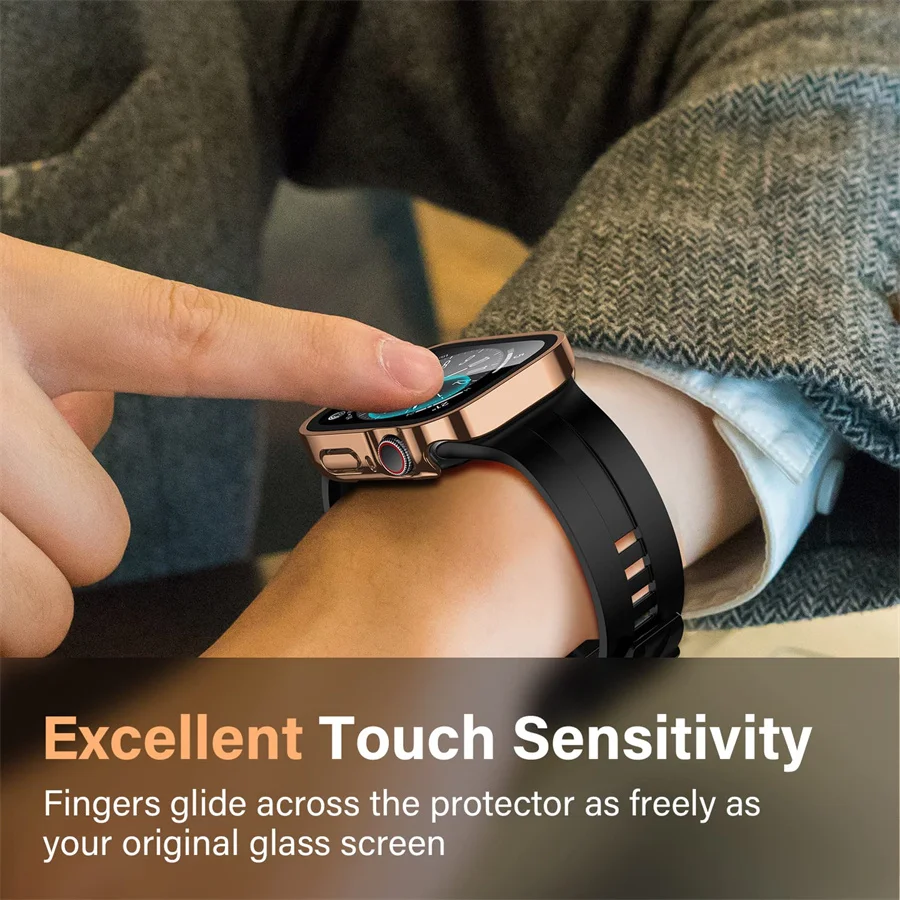 Vidrio + cubierta para Apple W - Smartwatch Watch Accessories For Women reseña y precio
