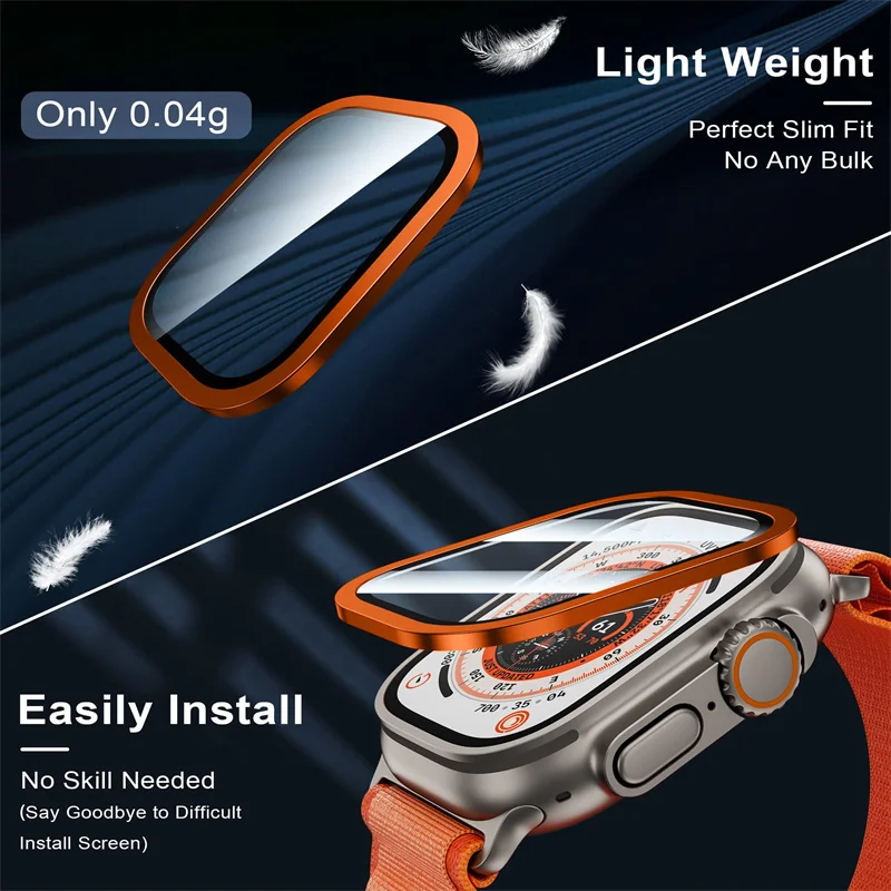 Vidrio templado para Apple Wat - Smartwatch Watch Accessories For Women reseña y precio