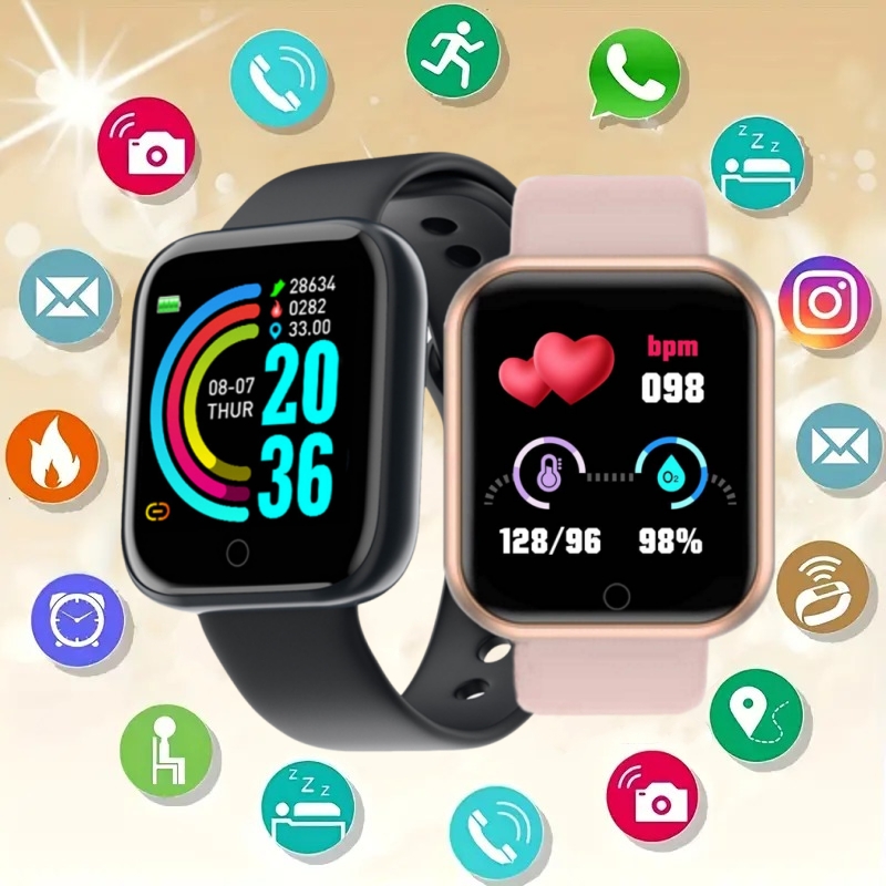 Reloj inteligente Y68 D20 para - Smartwatch Touch reseña y precio