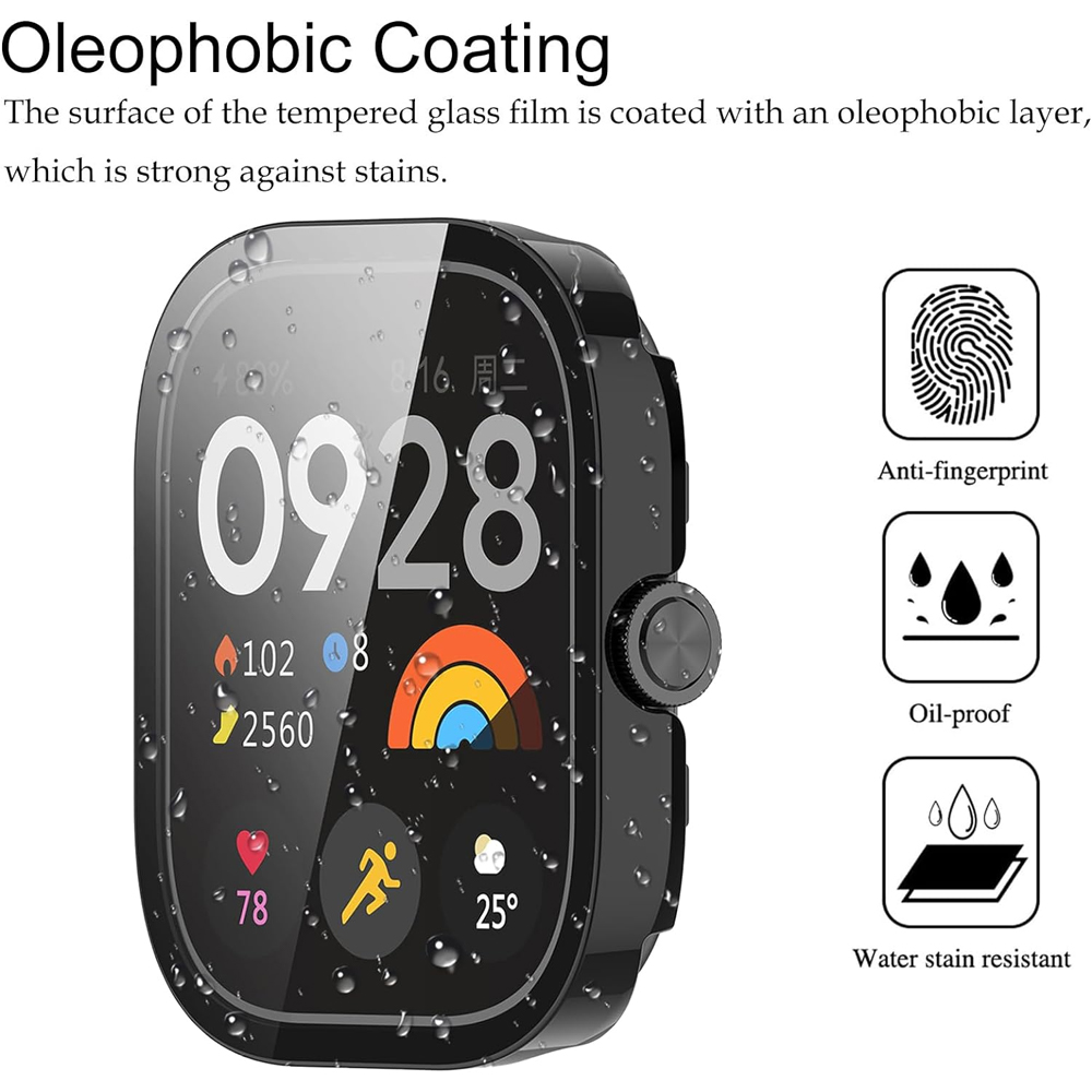 Vidrio templado + funda para X - Smartwatch Watch Accessories For Women reseña y precio