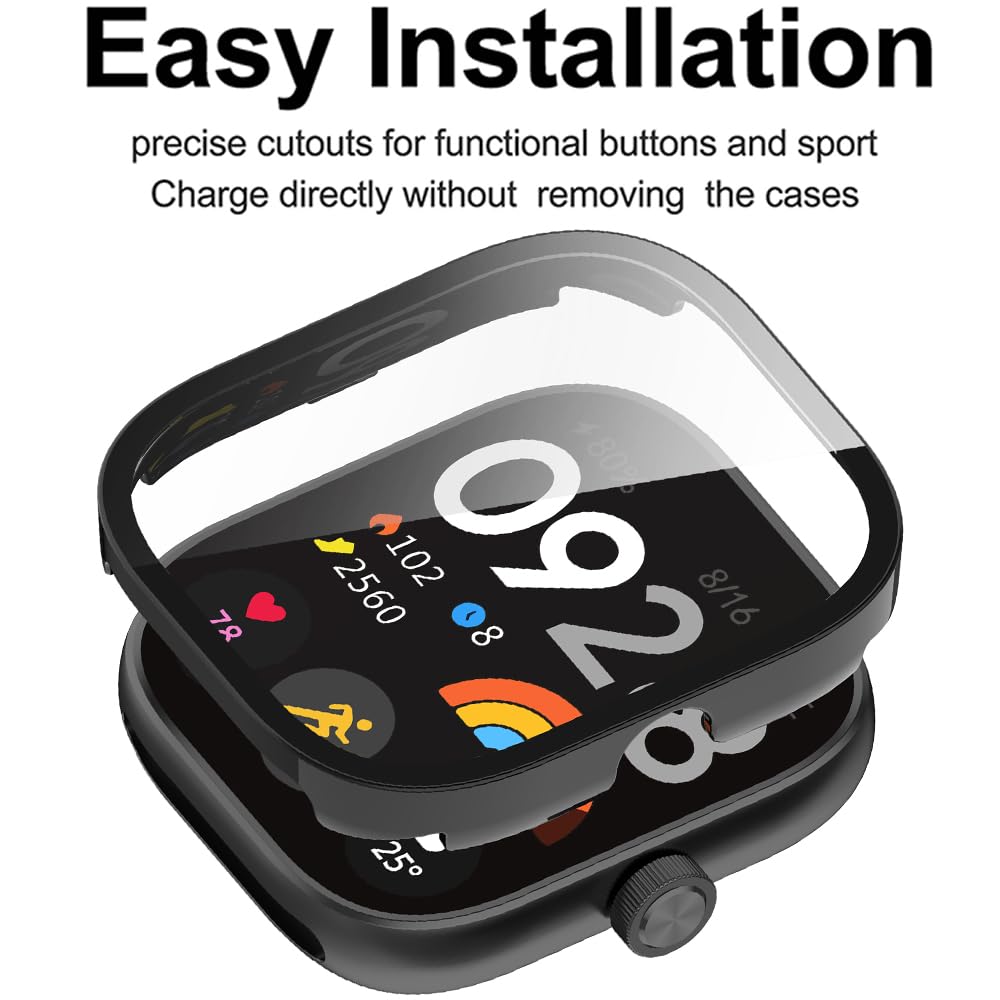 Vidrio templado + funda para X - Smartwatch Watch Accessories For Women reseña y precio