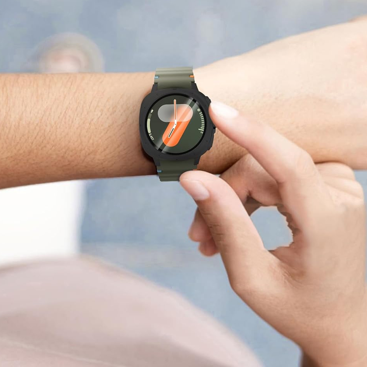 Funda de vidrio para Samsung G - Samsung Smartwatch Accessories reseña y precio