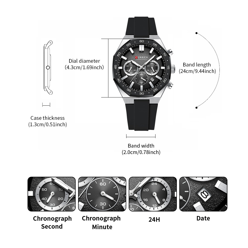 Reloj Deportivo Casual de Moda - Accessories With Watch reseña y precio