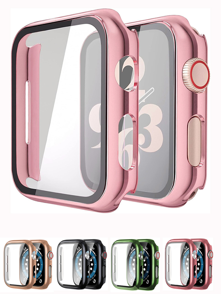 Vidrio + funda para Apple Watc - Smartwatch Watch Accessories For Women reseña y precio